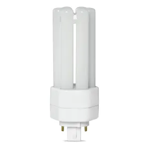 10W (26W Equivalent) Cool White (4100K) GX24q-3 Base Direct Replacement (Type A) Triple Tube PL LED Bulb