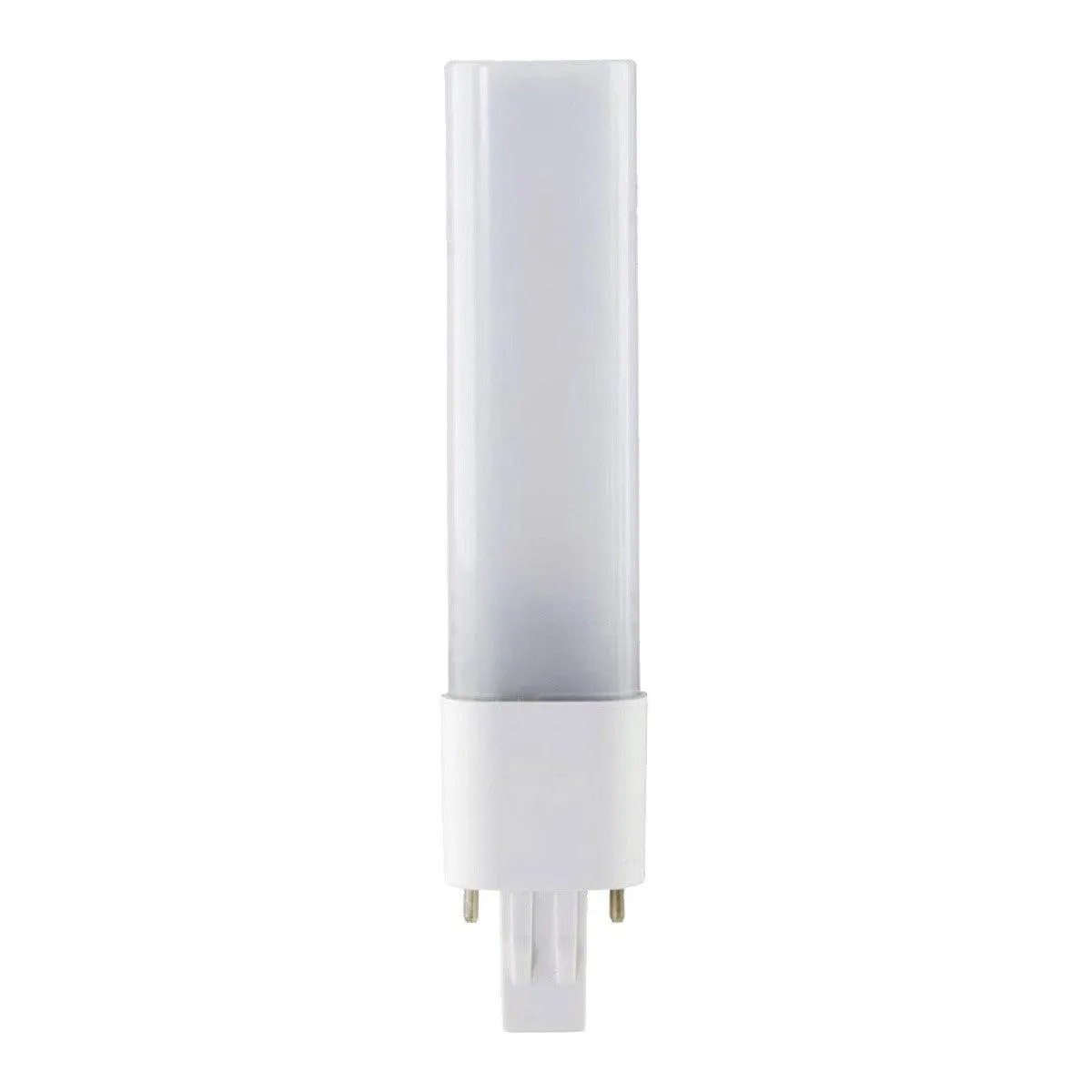 2 pin PL LED Bulb, 5W, 500lm, 2700K, Horizontal, 13W CFL Equal, GX23 Base, Direct Or Bypass