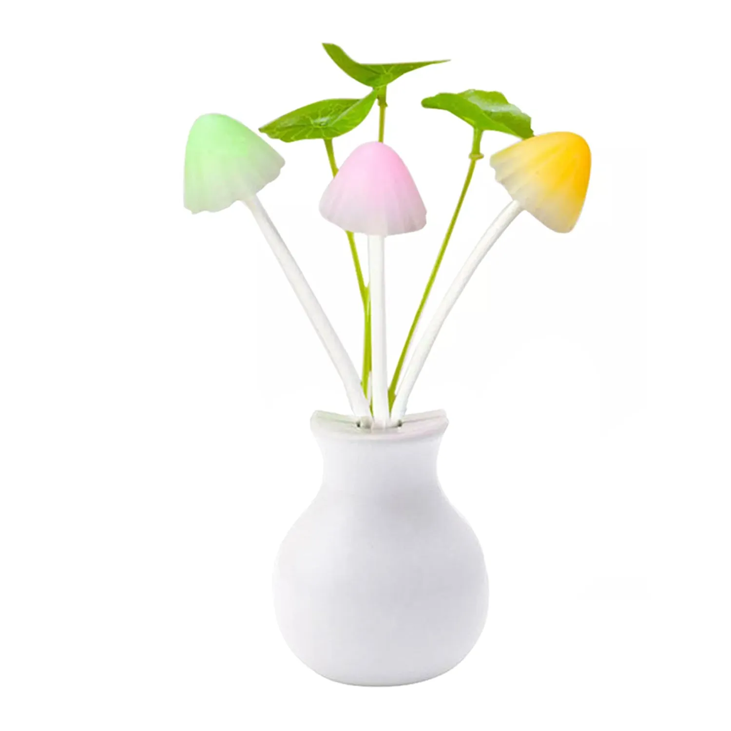 217 LED Dream Night Light, Auto ON / Off Sensor Mushroom Lamp (Multicolor)