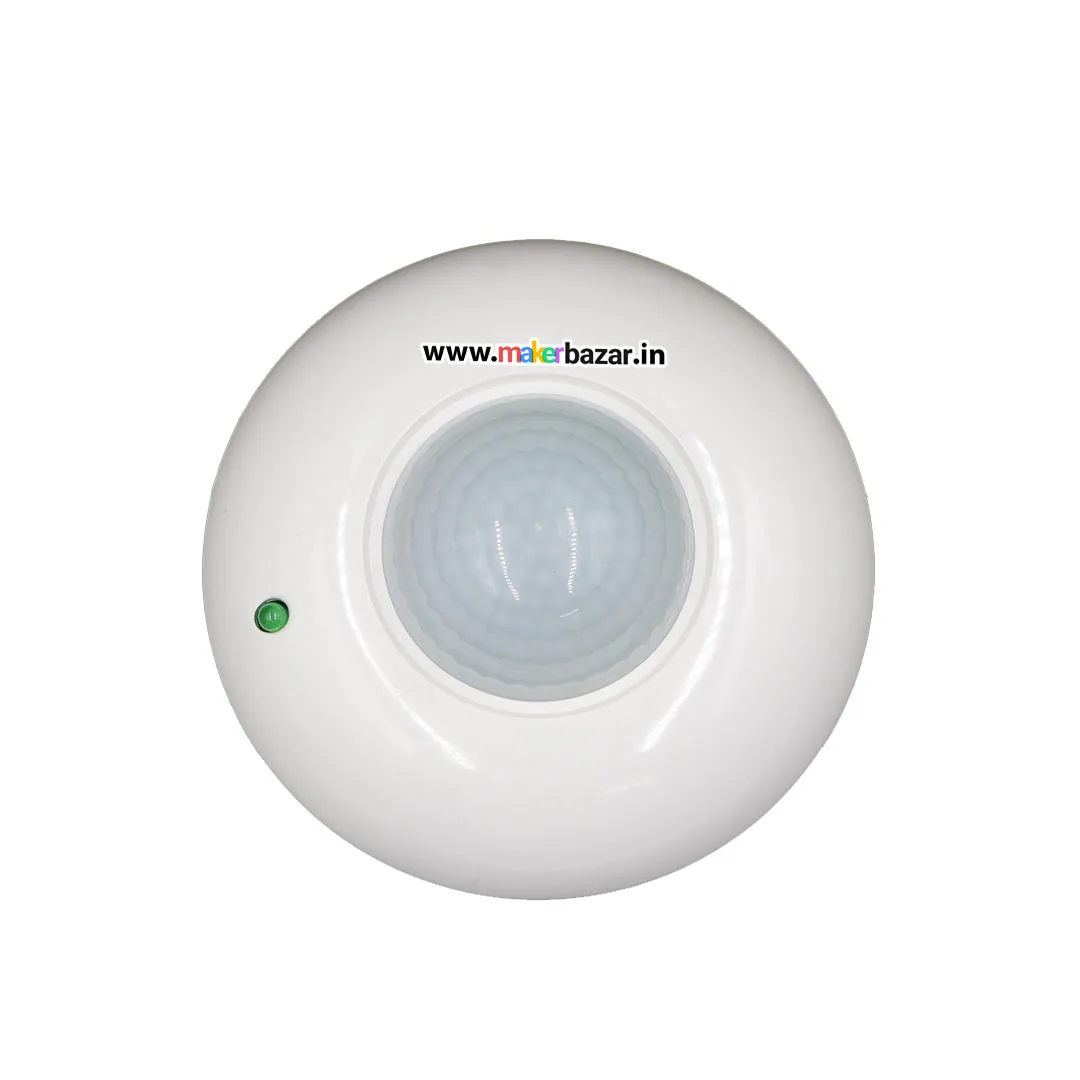 220VAC 360 Degree Ceiling Mounted PIR Motion Sensor With Adjustable Light Sensitivity and Time Delay