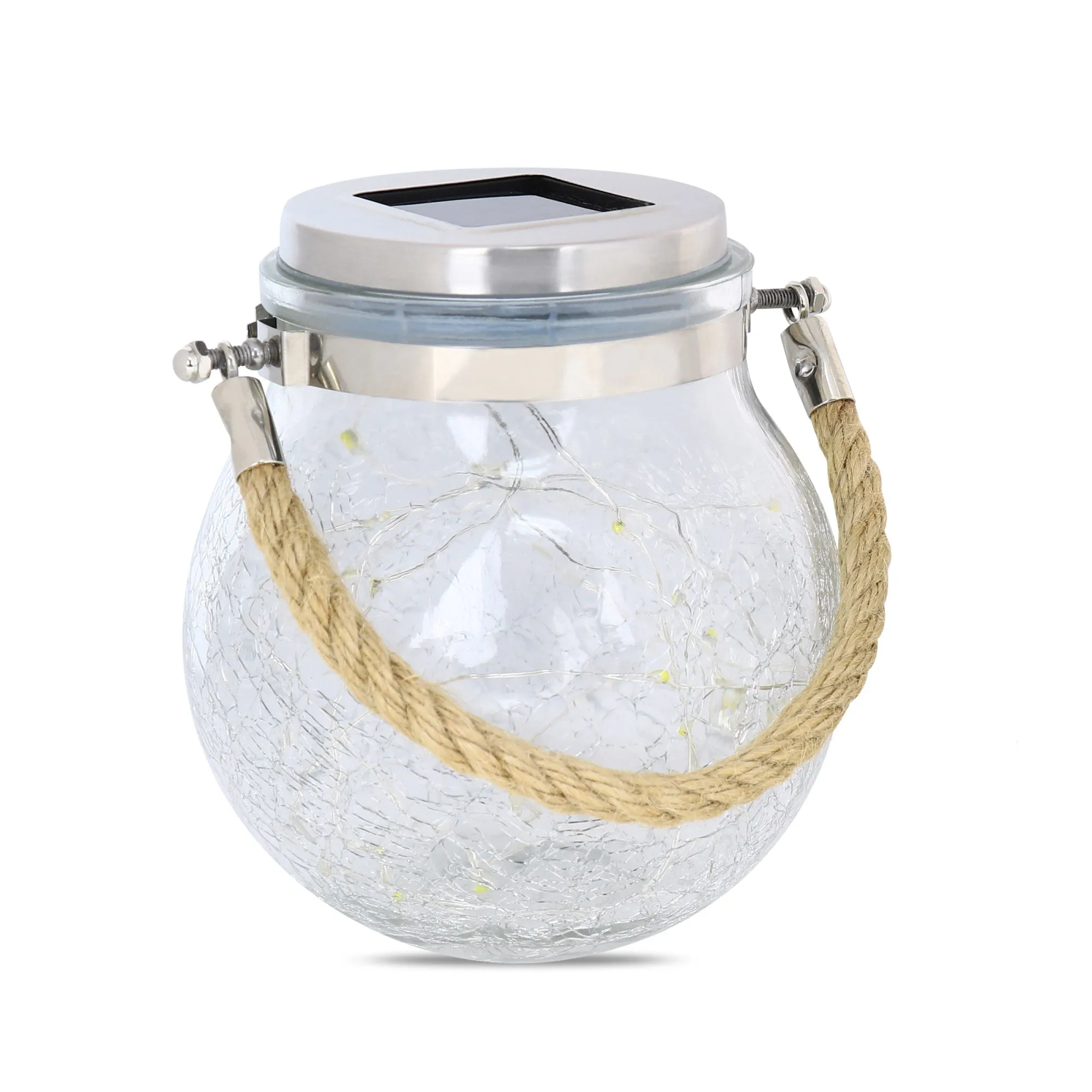 3 in. Solar Powered Fairy Jar Light