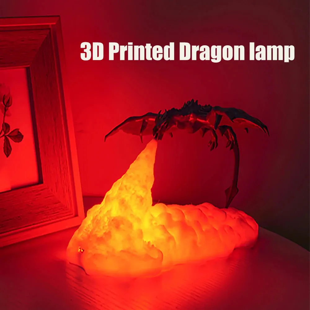 3D LED Dragon Shaped USB Night Light