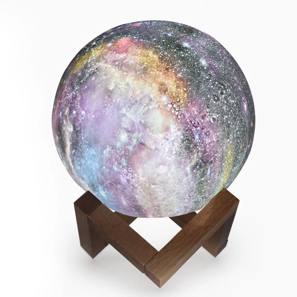 3D Moon Light Children's Gift Creative Table Lamp Painted Starry Sky Led Small Night Lamp