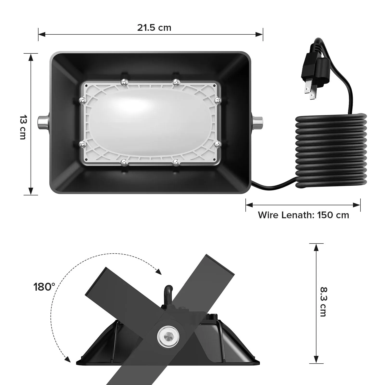 50W Smart RGB LED Flood Light (Bluetooth Controlled) (US ONLY)