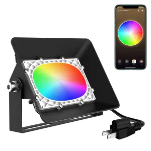 50W Smart RGB LED Flood Light (Bluetooth Controlled) (US ONLY)