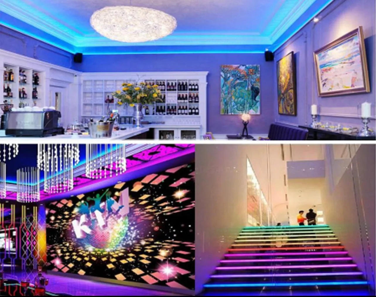 5M Multi Coloured LED strip lights nz