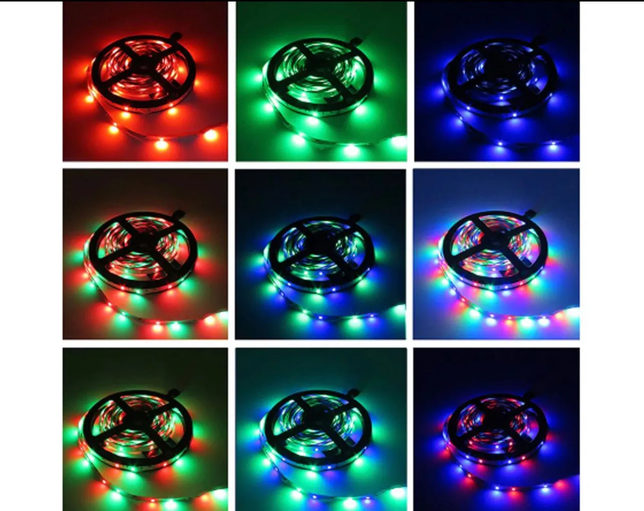 5M Multi Coloured LED strip lights nz