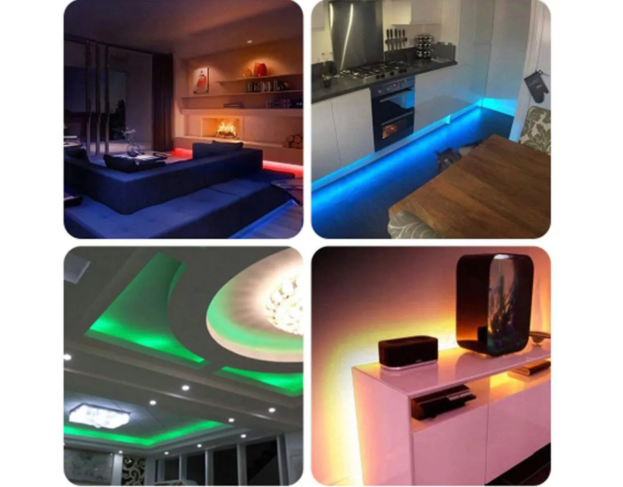 5M Multi Coloured LED strip lights nz