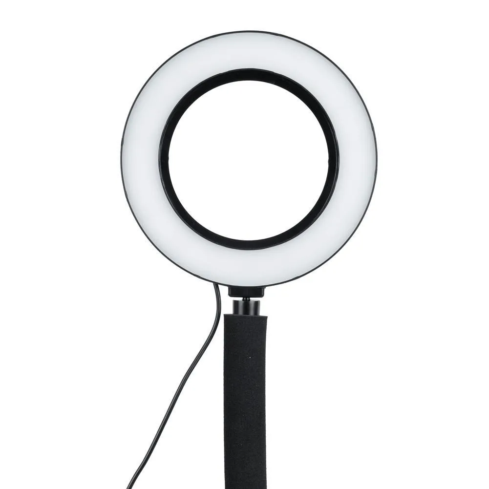 6.2"/16cm Portable Desktop Ring Light Kit with Goose Neck - 'Juliet'