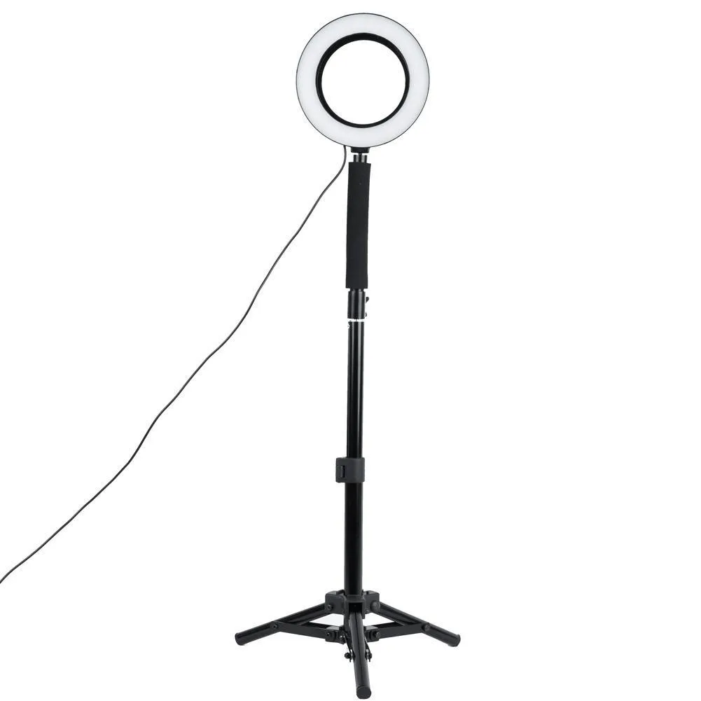 6.2"/16cm Portable Desktop Ring Light Kit with Goose Neck - 'Juliet'