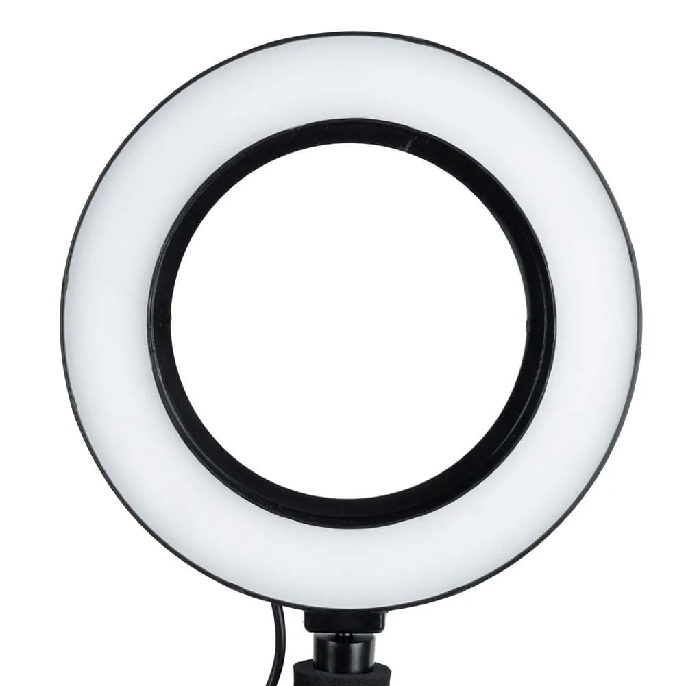 6.2"/16cm Portable Desktop Ring Light Kit with Goose Neck - 'Juliet'