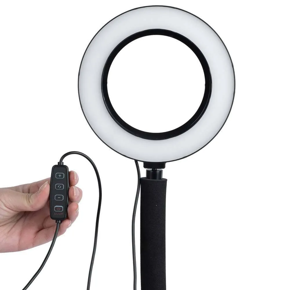 6.2"/16cm Portable Desktop Ring Light Kit with Goose Neck - 'Juliet'