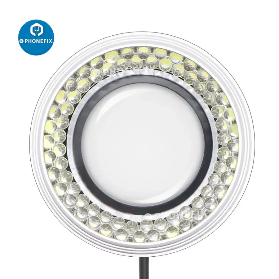 72pcs LED Ring Light for Microscopes - Adjustable Illuminator Lamp