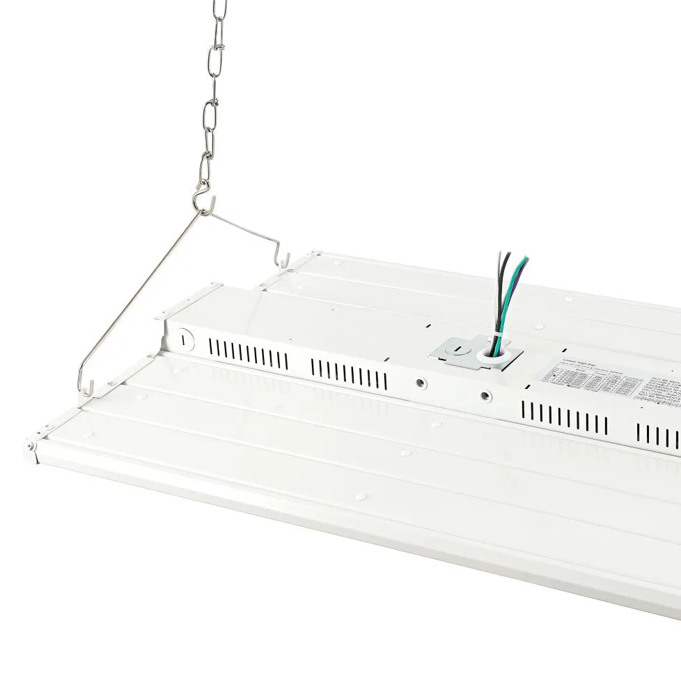 Abra 23.75 in. 220-Watt Integrated LED Motion Sensor Shop Light with 28600 Lumens 5000K, White