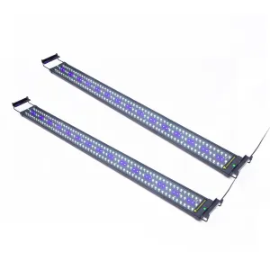 Adjustable Blue White LED Aquarium Light Set for 120-140cm Tank