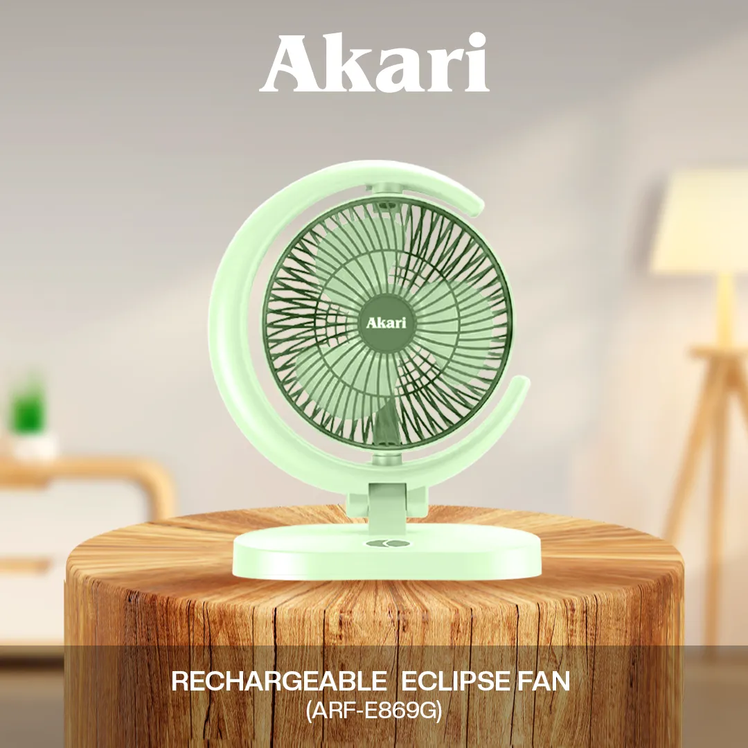 Akari : Eclipse Fan with Tri-Color LED Night Light (ARF-E869)