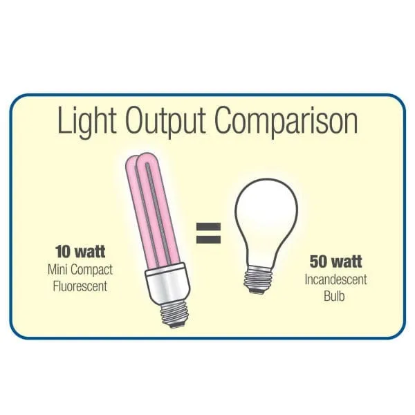 Aqueon Bulb Colormax  10w Mini Compact Fluorescent