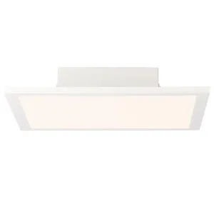 Brilliant 1 Light 18W Buffi LED Ceiling Panel - White | G90355A05