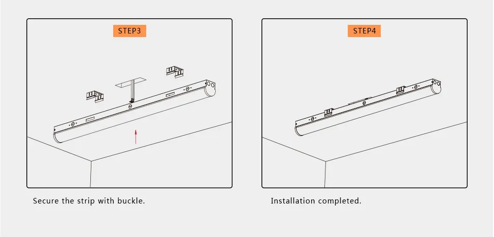 (CASE OF 4) 8ft Shop Light WATTAGE SWITCHABLE (60W/70W/80W) 3CCT SWITCHABLE (3500K/4000K/5000K) Dimmable