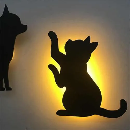 Cat Wall Night Light