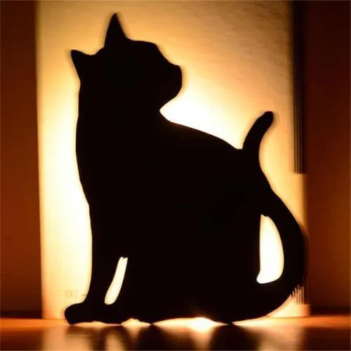 Cat Wall Night Light