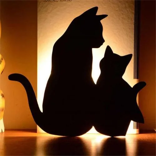 Cat Wall Night Light