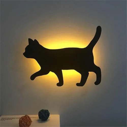 Cat Wall Night Light