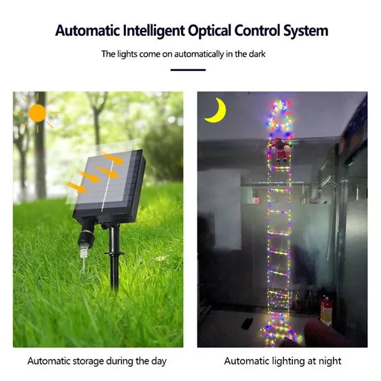 Christmas Holiday LED Solar Ladder Light #6995