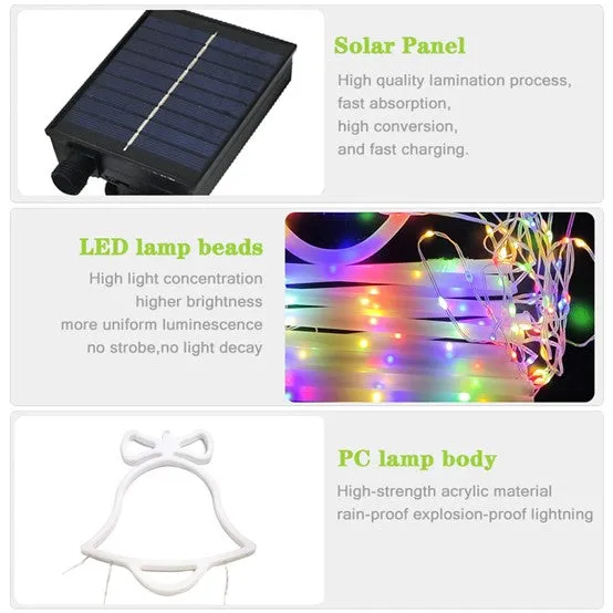 Christmas Holiday LED Solar Ladder Light #6995