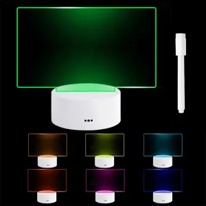 Creative Led Night Light Message Board