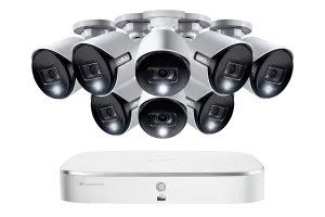 DEAL OF THE DAY! 8-channel DVR System with Eight 2K (5MP) Deterrence Security Cameras