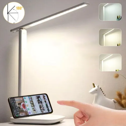 Dimmable LED Desk Lamp USB Rechargeable Touch Table Light