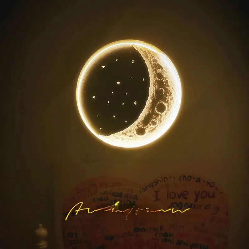 DIY Floating Moon Night Lamp