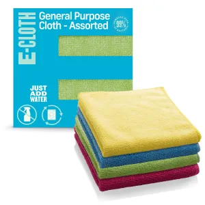 E-Cloth General Purpose Cloth Assorted Multipack (4-pack)