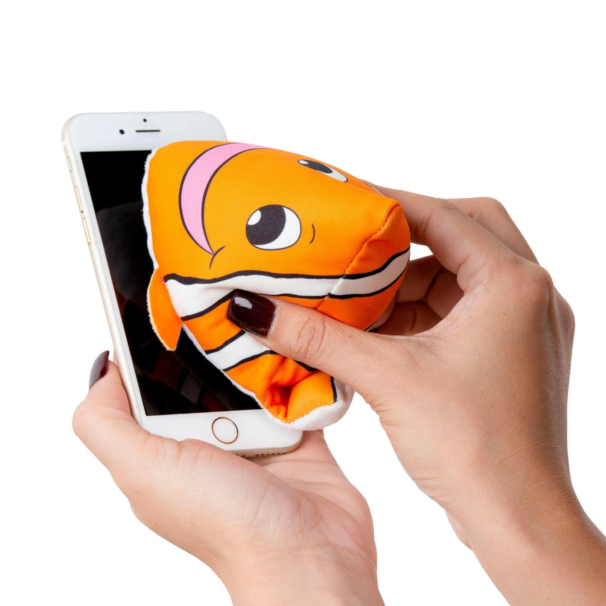 Plusheez Mobile Phone Holder (Clown Fish)