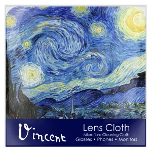 Quality Microfiber Lens Cleaning Cloth - van Gogh Starry Night