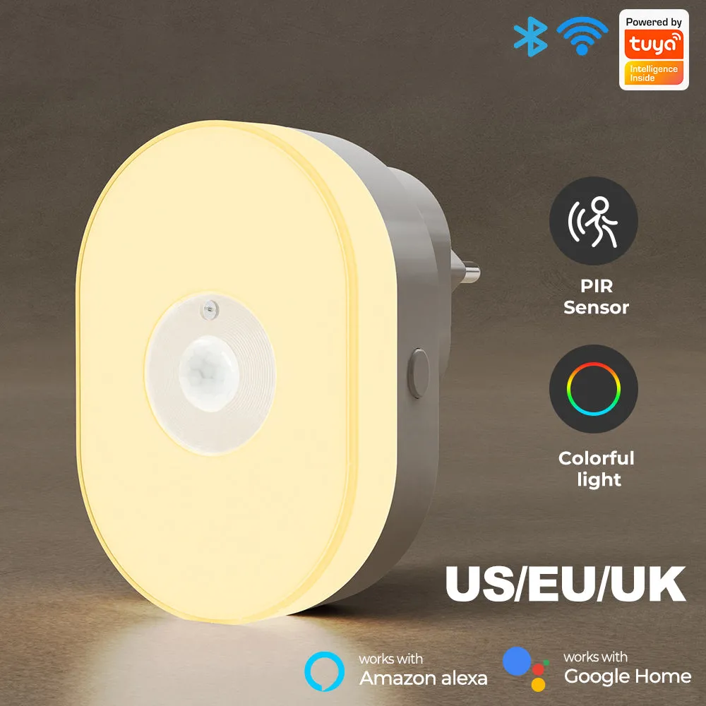 SMATRUL Tuya Wifi Dimmable Night Light with PIR Motion Sensor