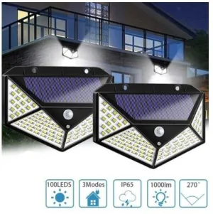 Solar 100 LED Sensor Night Light