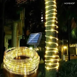 Solar fairy string lights with warm waterproof LED decorative light for Home, Garden ( Renewed )