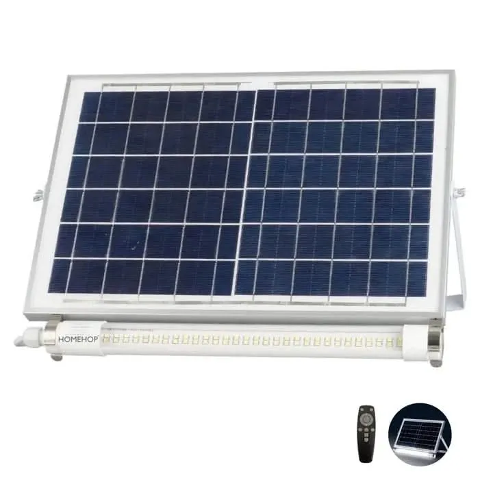 Solar Lamps For Home Outdoor, Indoor, Parking, Street Waterproof Rechargeable Light With Panel & Remote (100W)