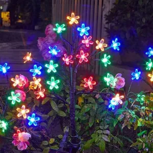 Solar Sakura Flower Tree Lights