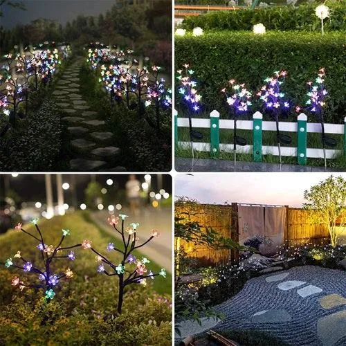 Solar Sakura Flower Tree Lights