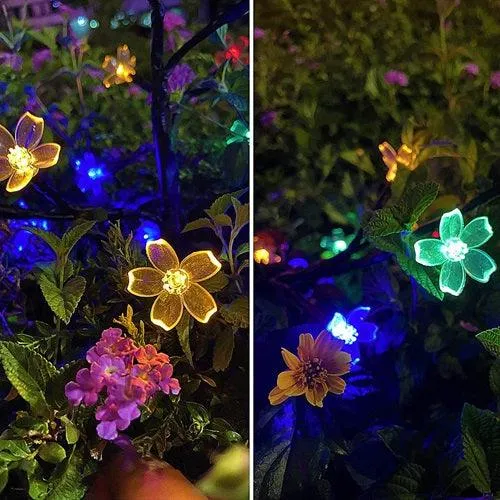 Solar Sakura Flower Tree Lights