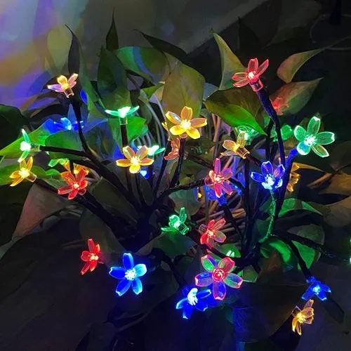 Solar Sakura Flower Tree Lights