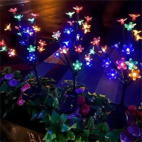 Solar Sakura Flower Tree Lights