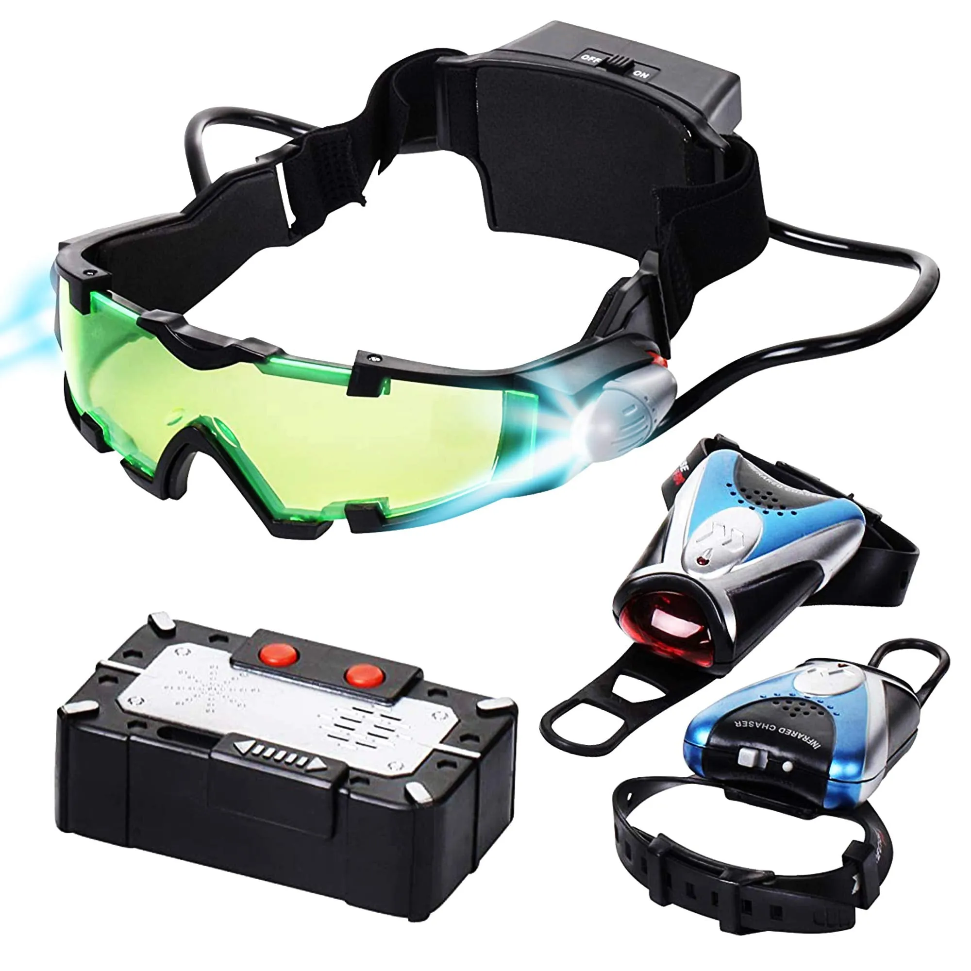 Spy Set for Kids - Kids Spy Gadgets Kit - Night Vision Goggles, Micro Voice Disguiser