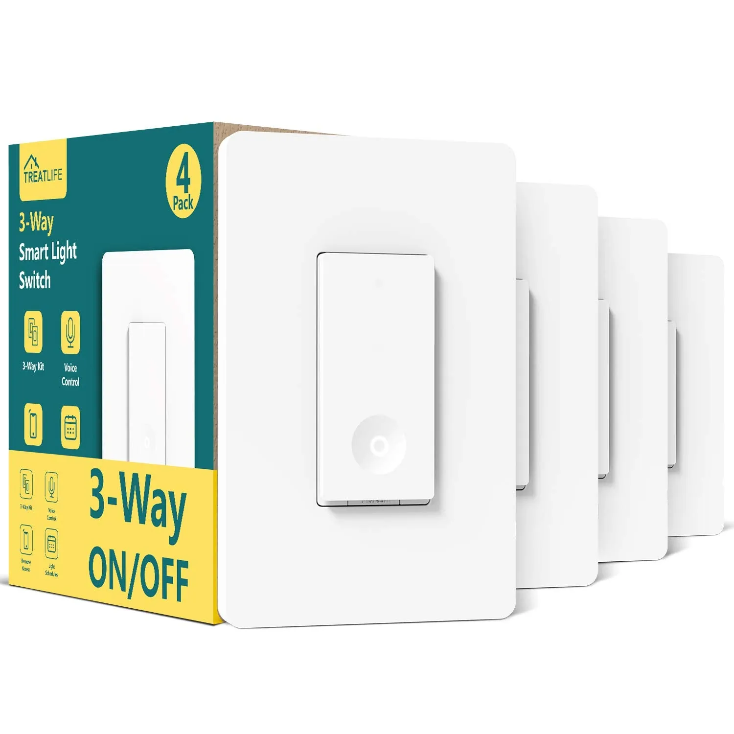 Treatlife 3 Way Smart Switch,Neutral Wire Required